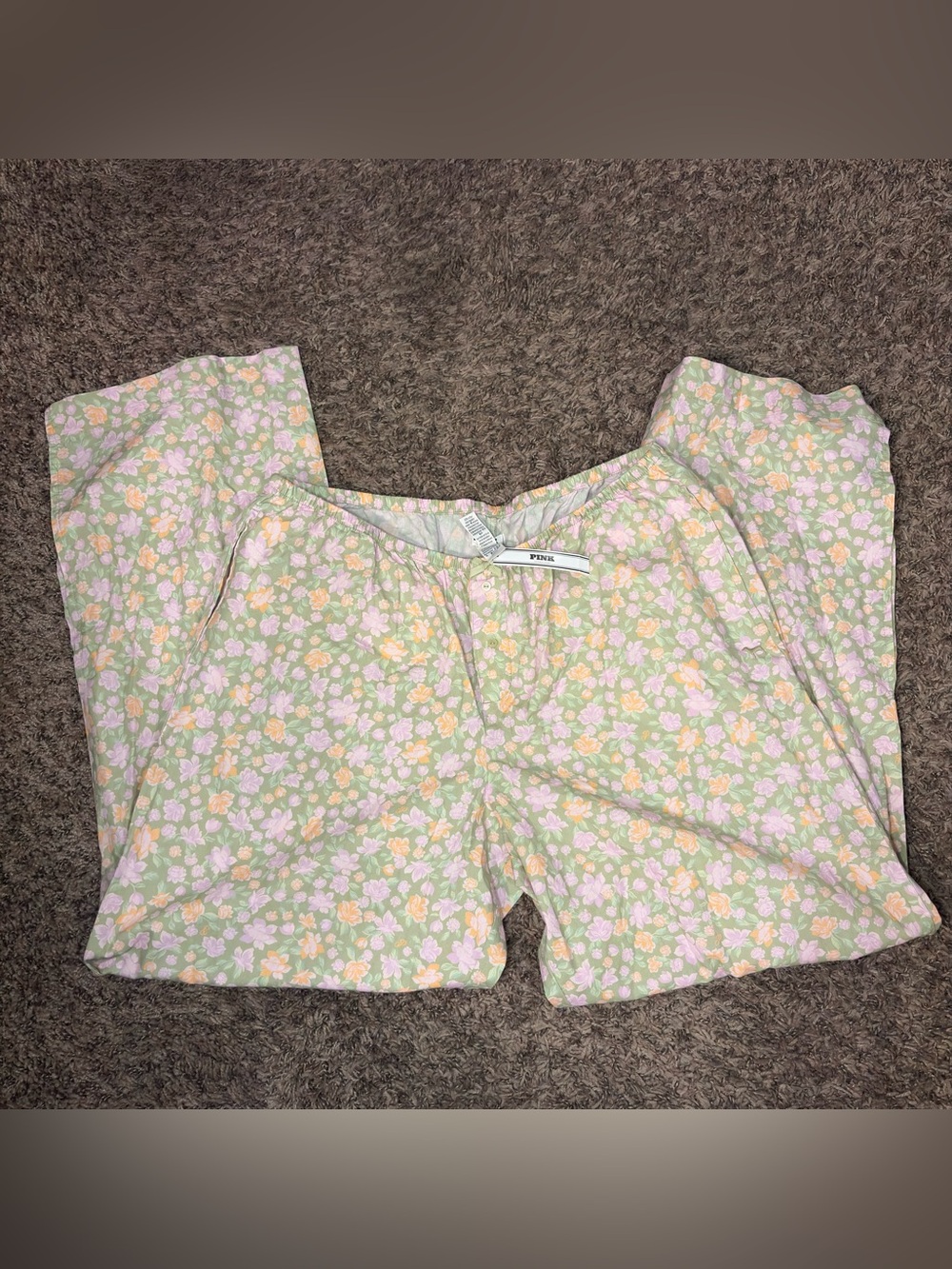 VS PINK Pastel Floral Pajama Pants – NWT